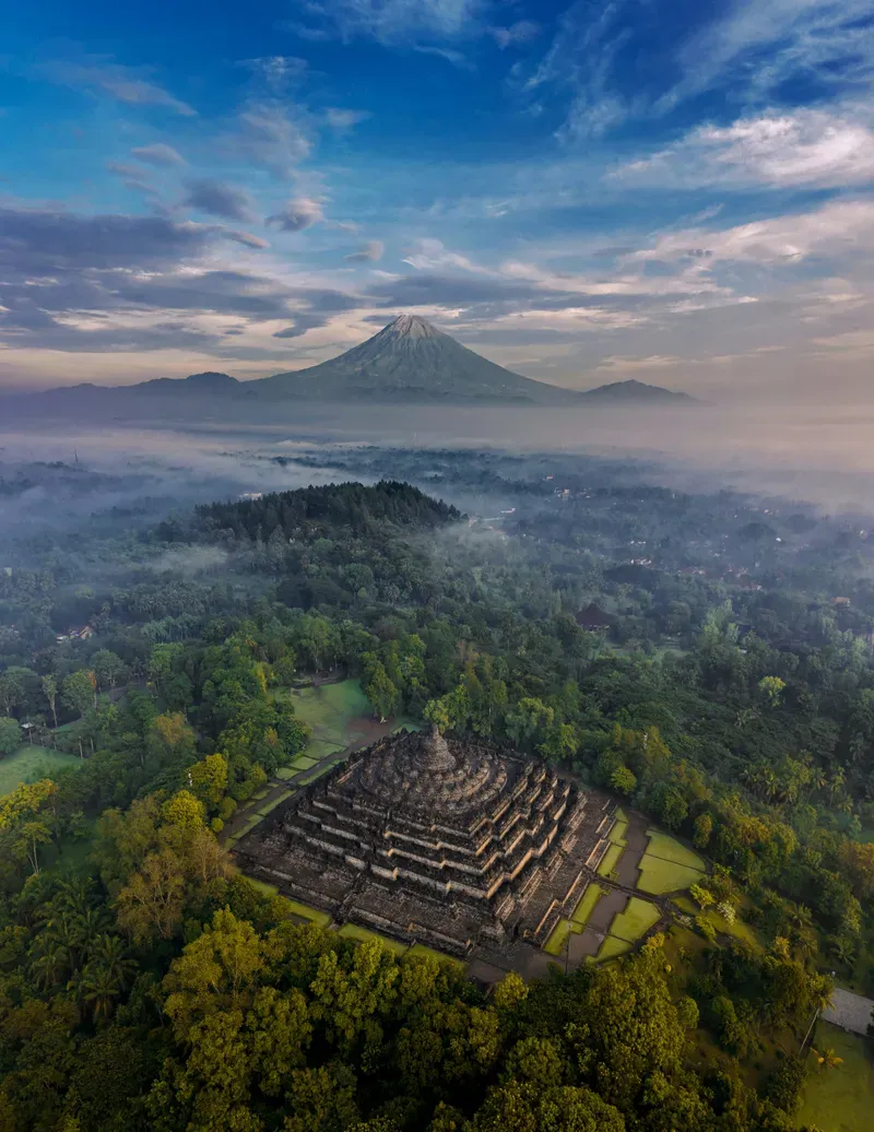 Borobudur view 1